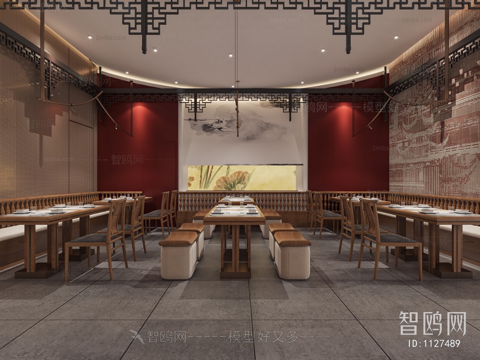 New Chinese Style Teahouse Tea House