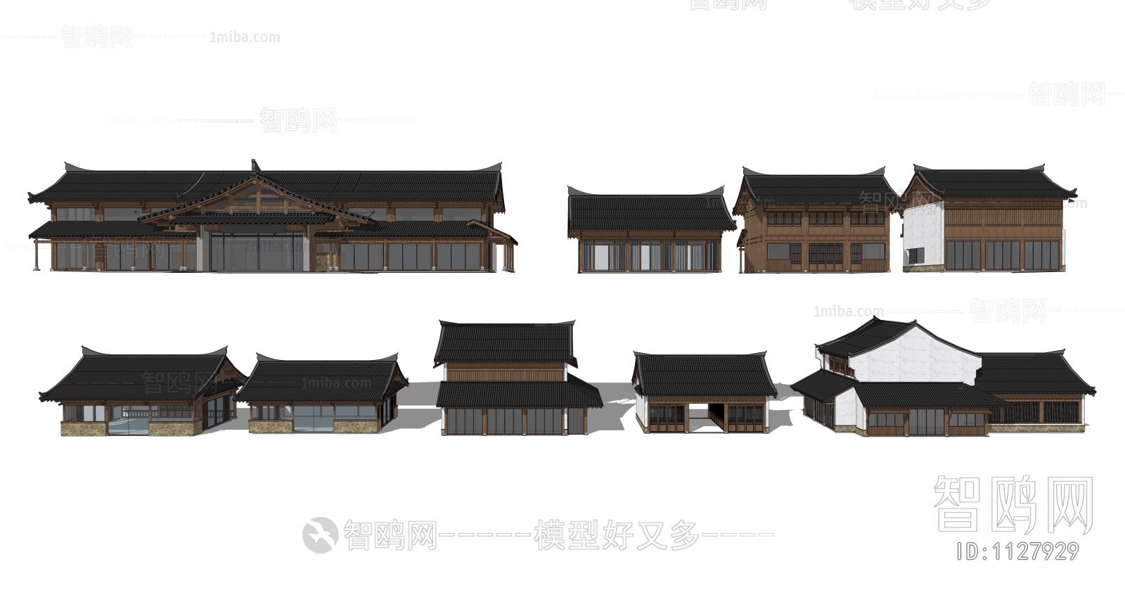 New Chinese Style Building Appearance