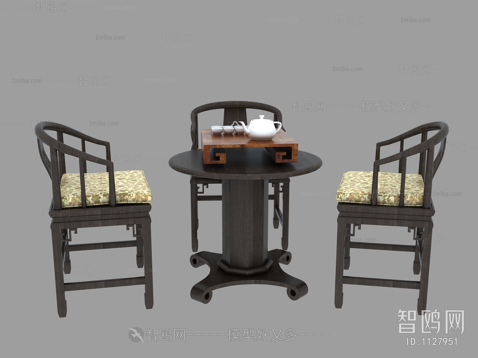 Chinese Style New Chinese Style Leisure Table And Chair