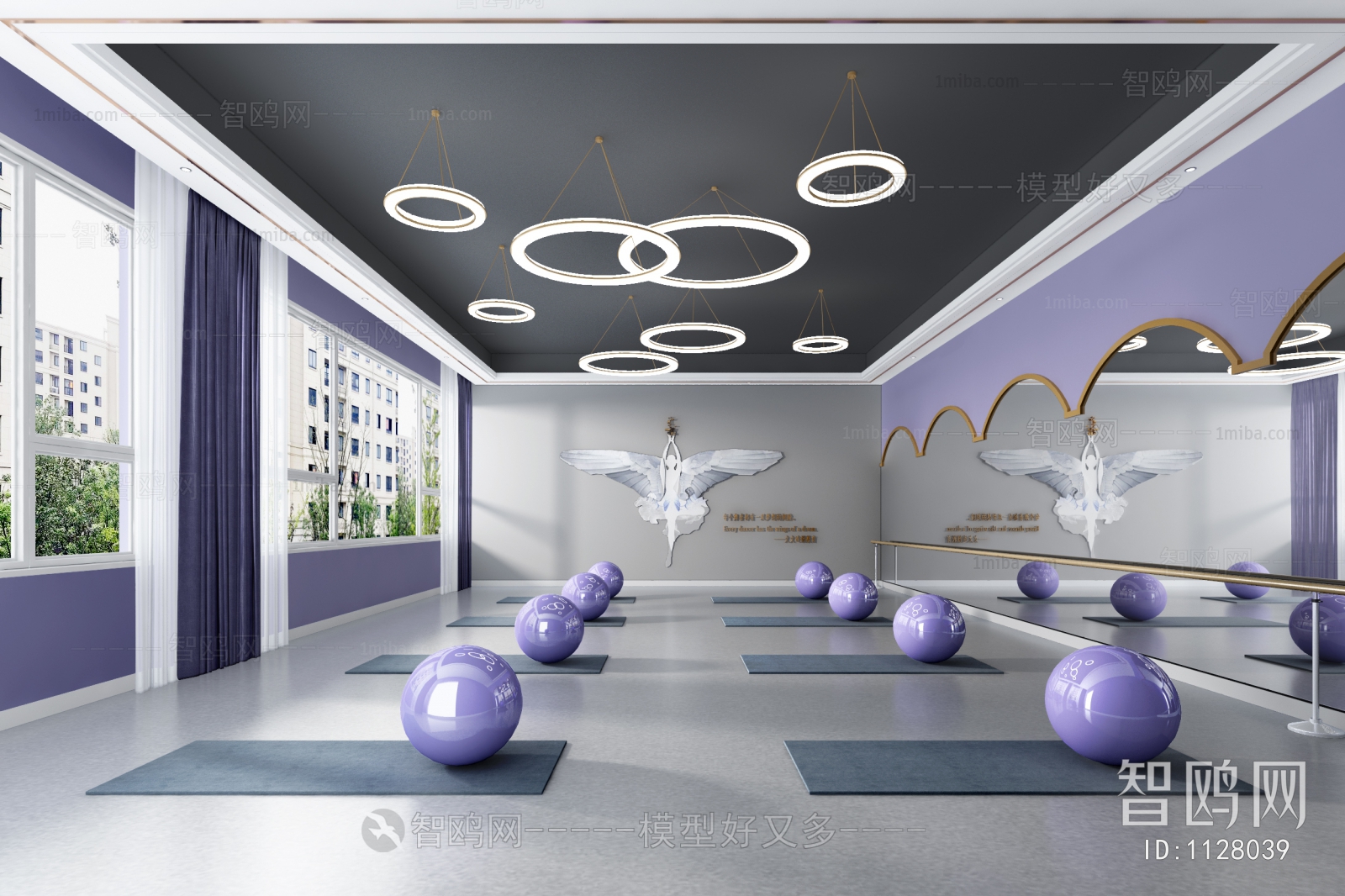 Modern Yoga Room