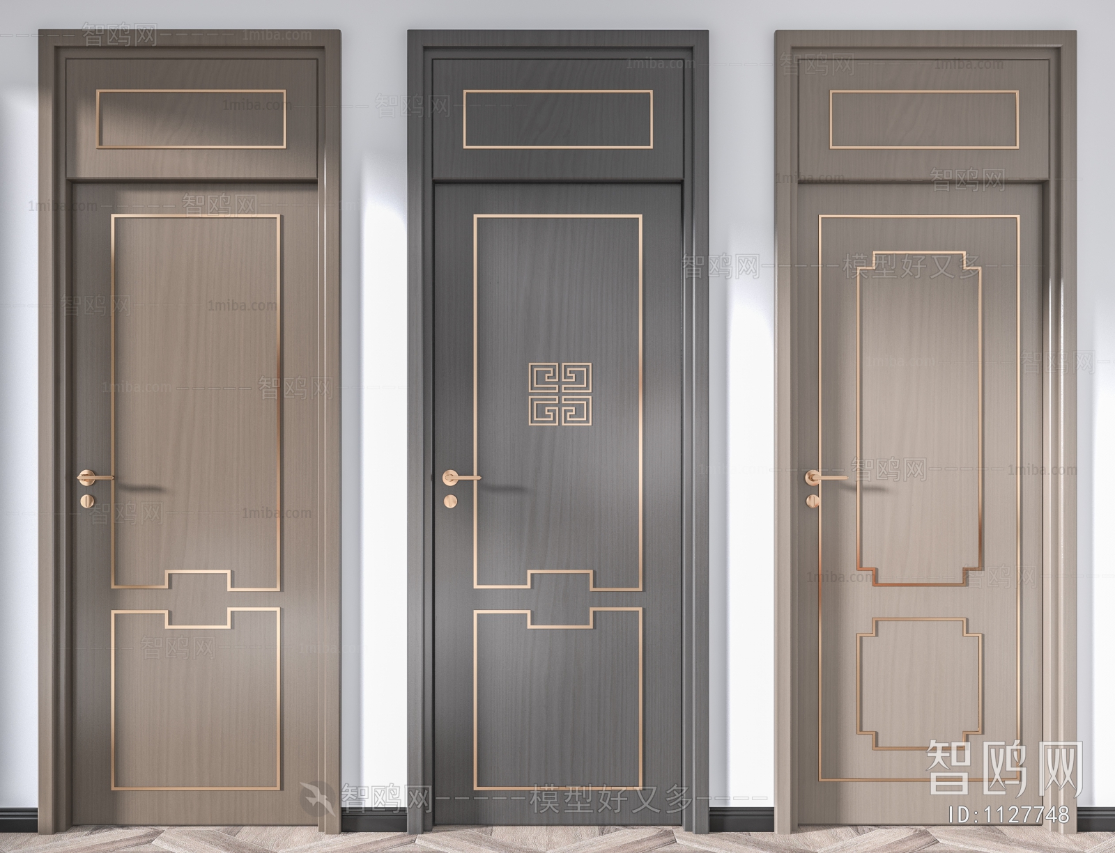 New Chinese Style Single Door