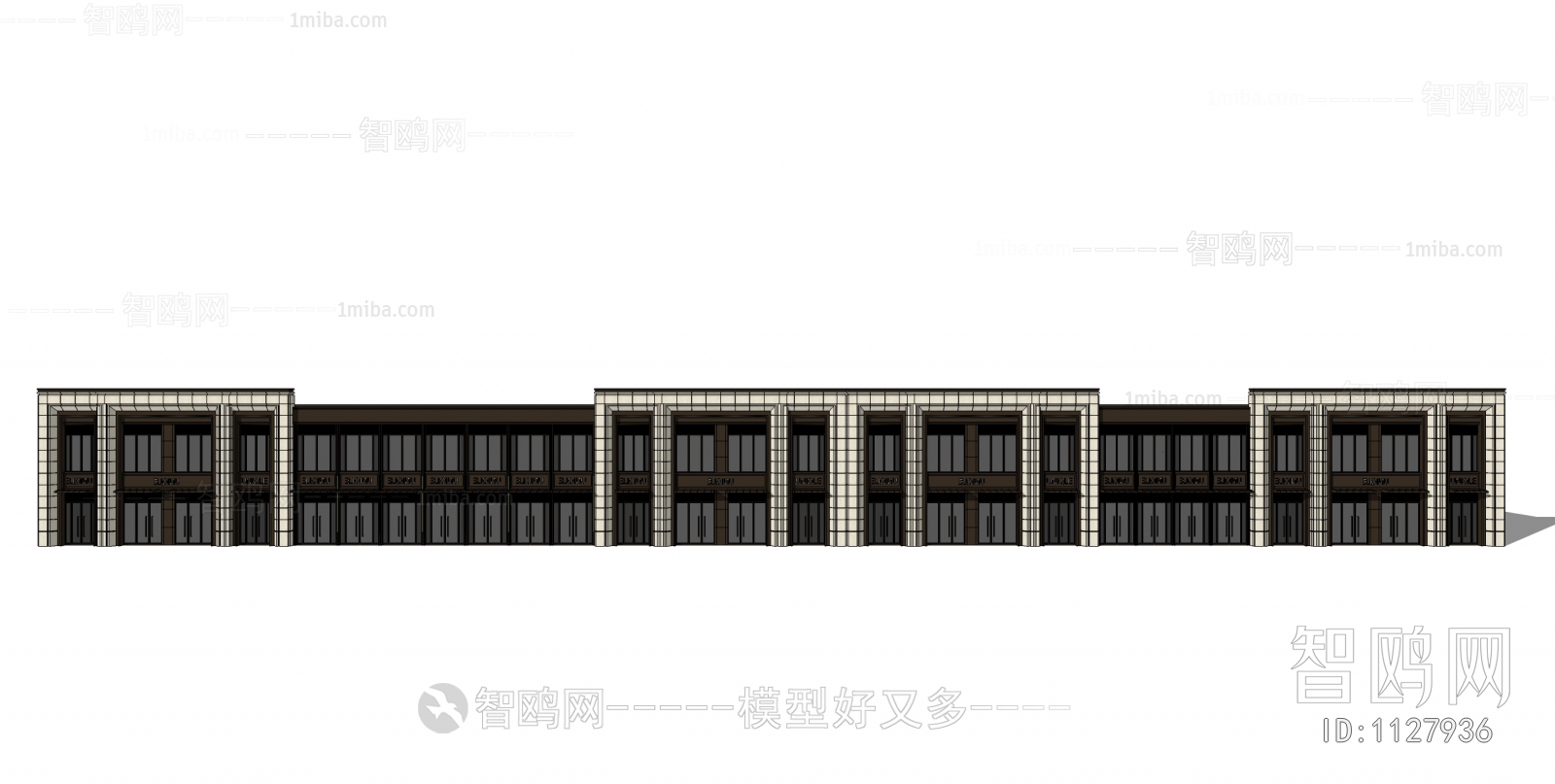 New Chinese Style Building Appearance