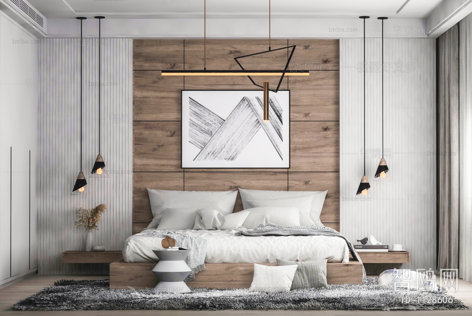 Modern Nordic Style Bedroom