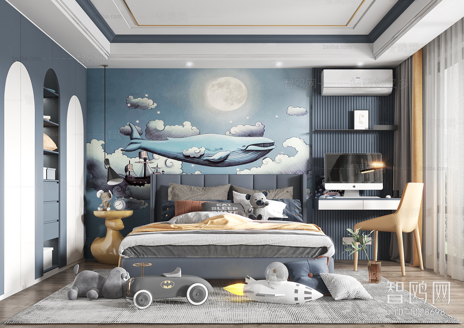 Modern Boy's Room And Son's Room