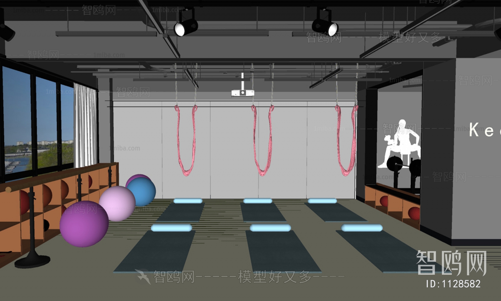 Modern Yoga Room