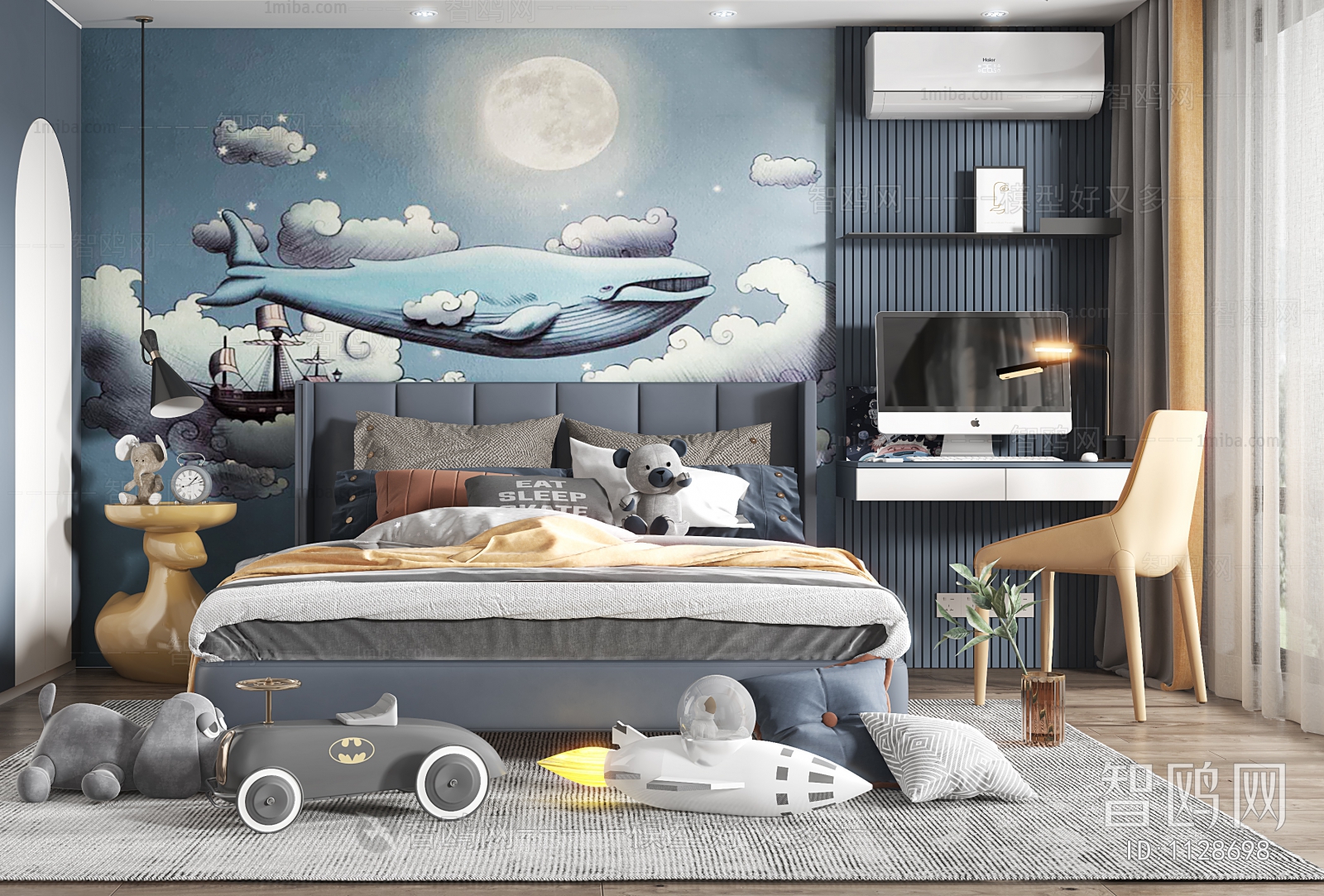 Modern Boy's Room And Son's Room