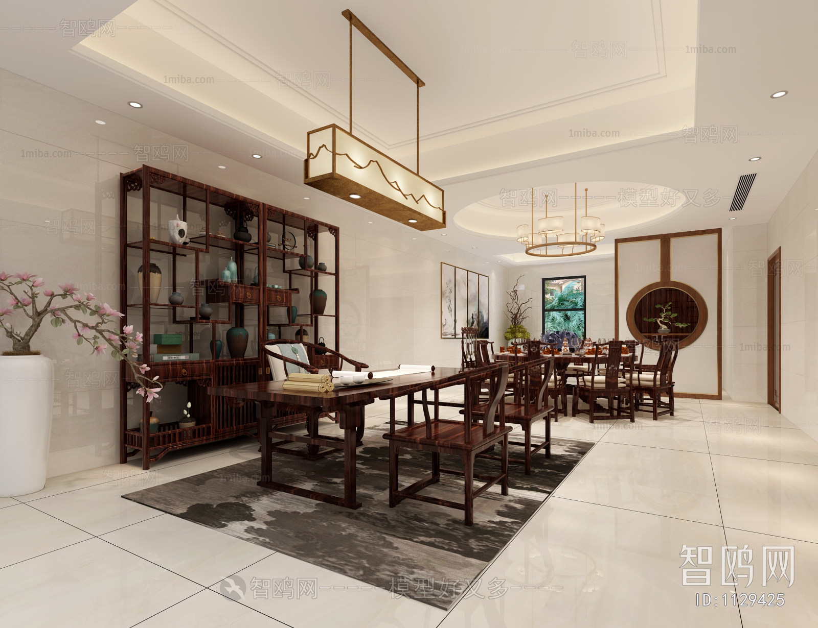 New Chinese Style Dining Room