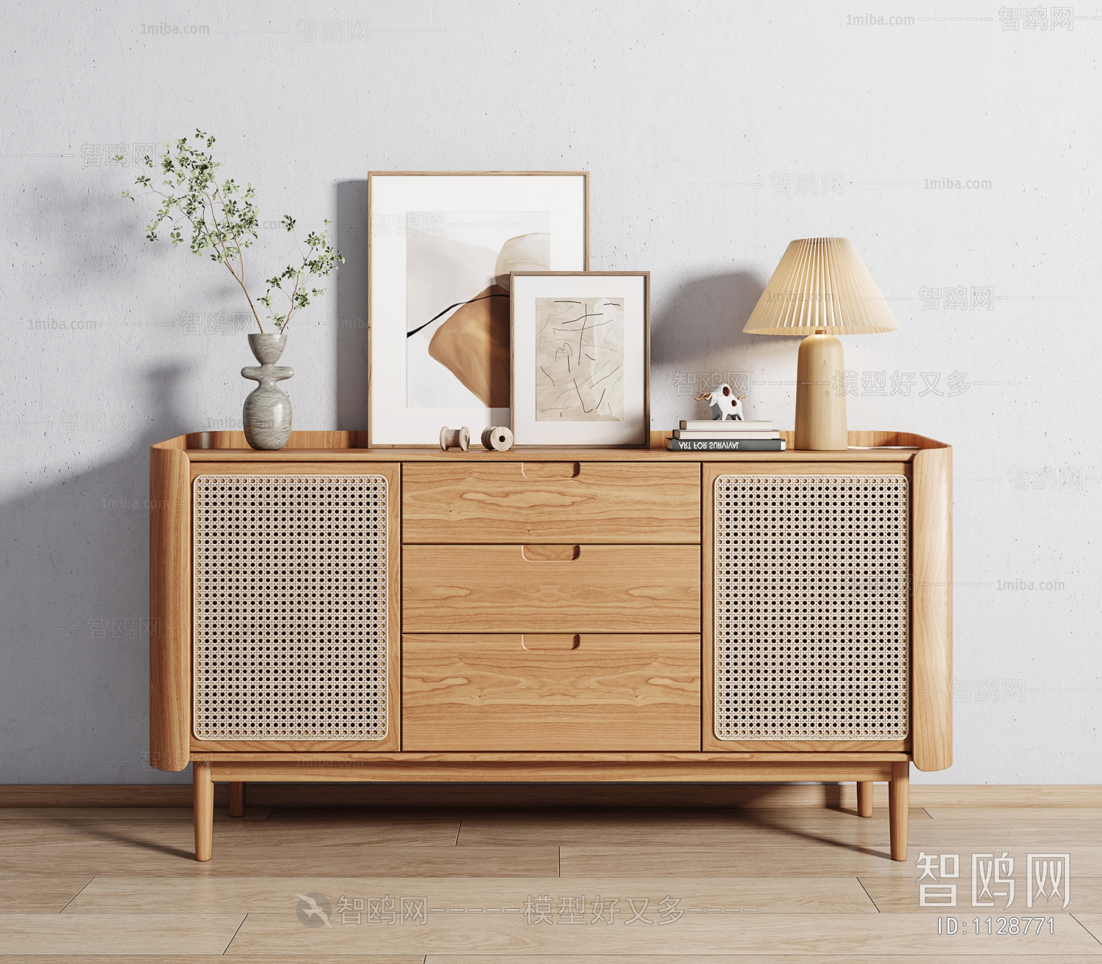 Wabi-sabi Style Side Cabinet/Entrance Cabinet