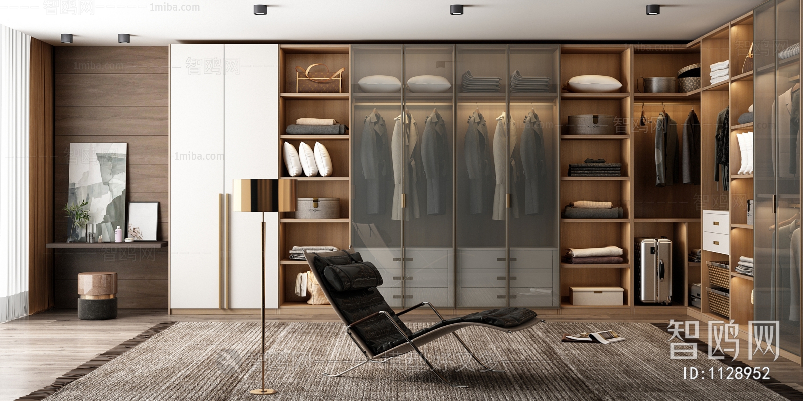 Modern Clothes Storage Area