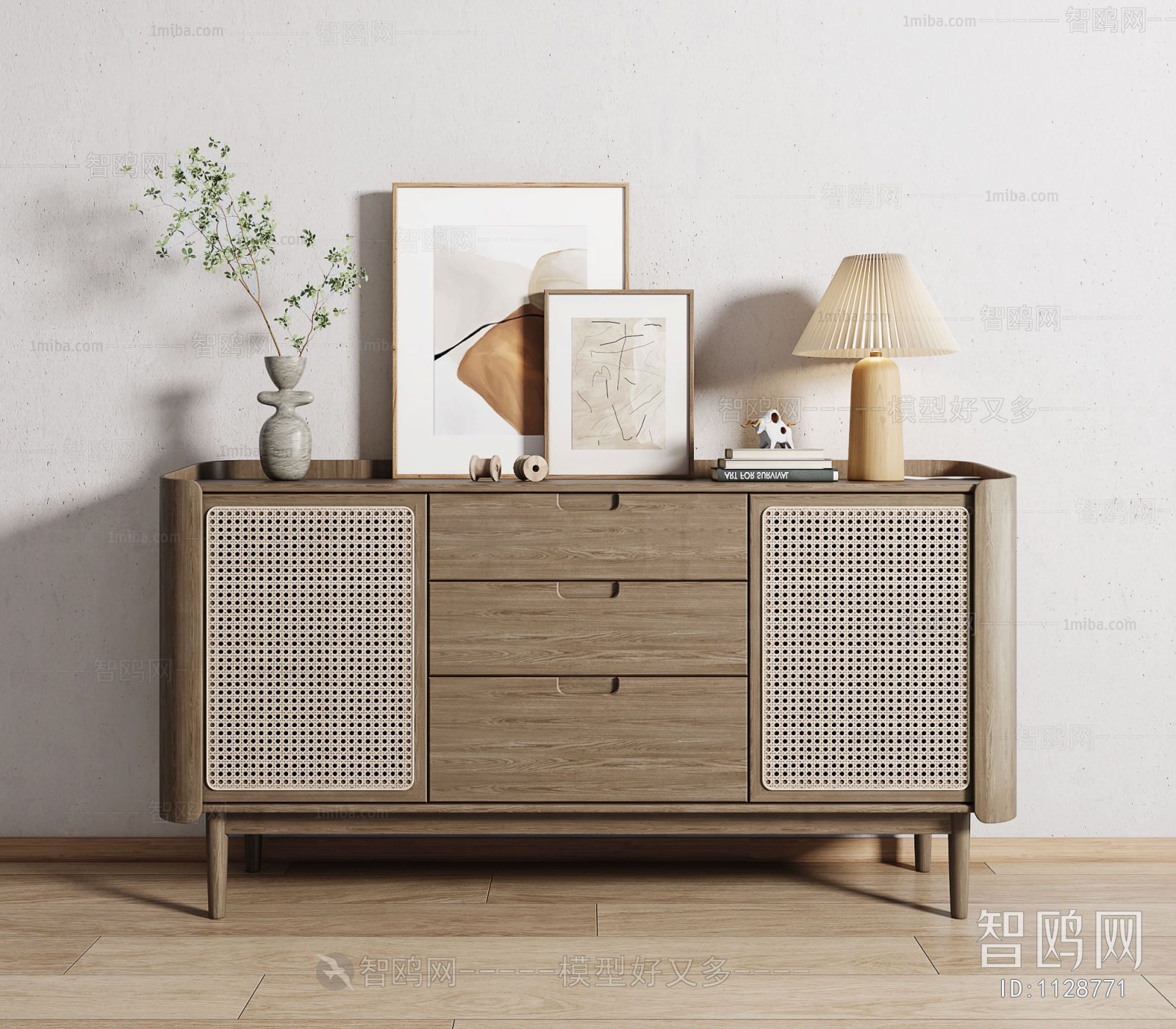 Wabi-sabi Style Side Cabinet/Entrance Cabinet