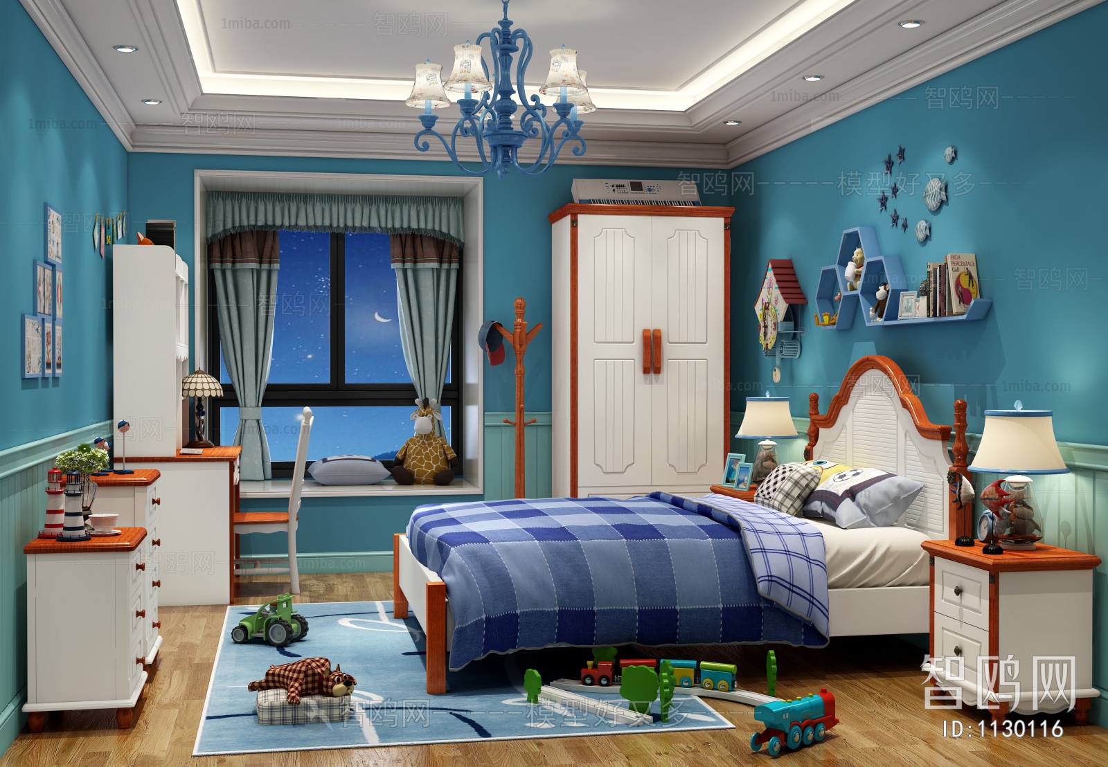 Mediterranean Style Children's Room