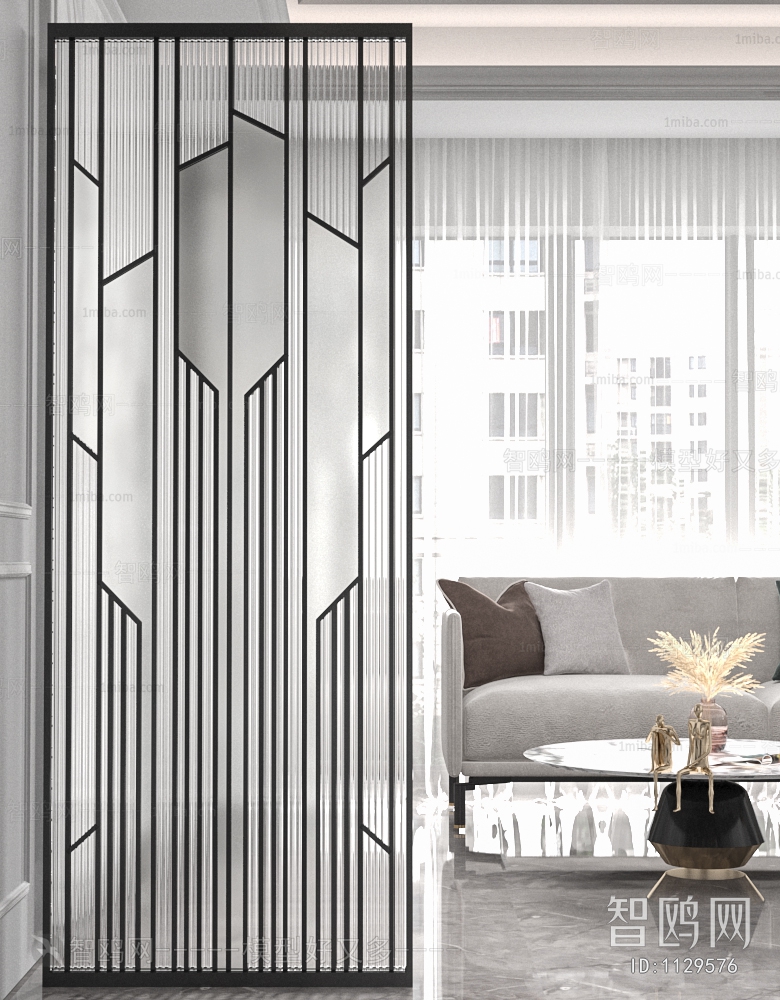 Modern Glass Screen Partition