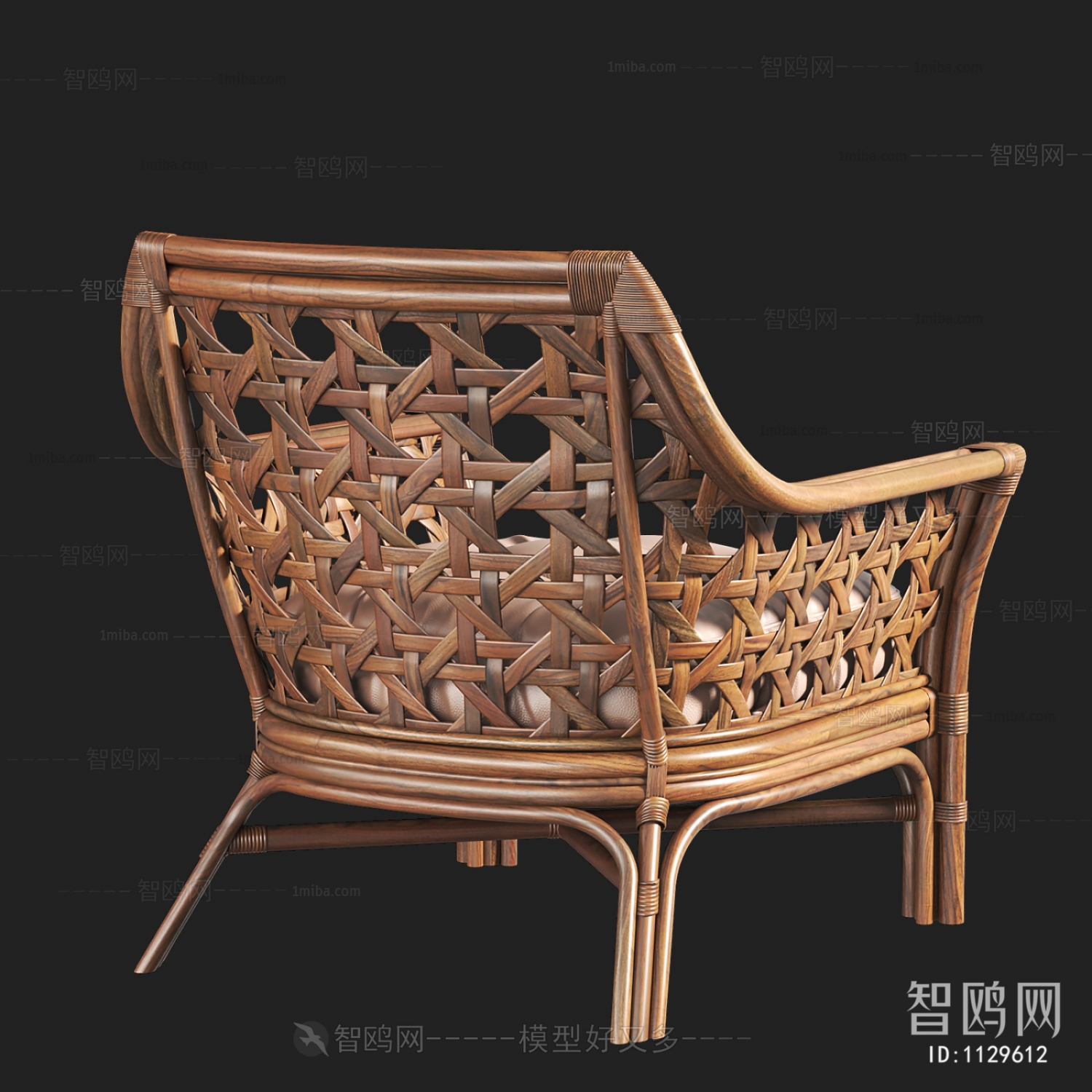 Southeast Asian Style Lounge Chair