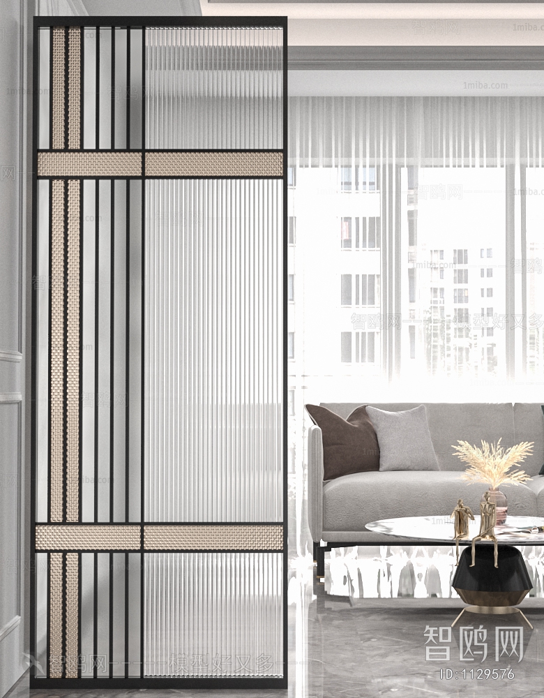 Modern Glass Screen Partition