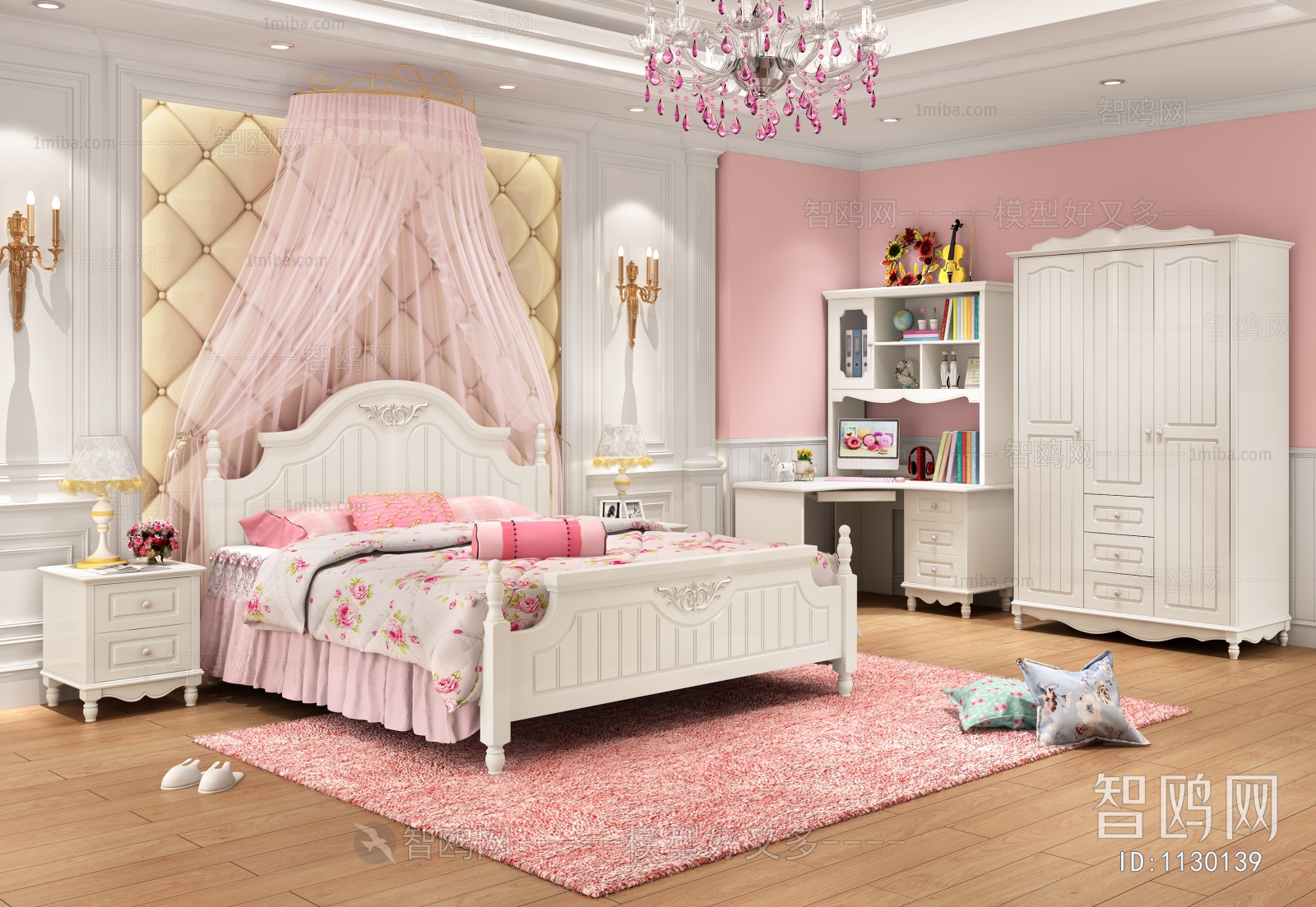 American Style Girl's Room Daughter's Room