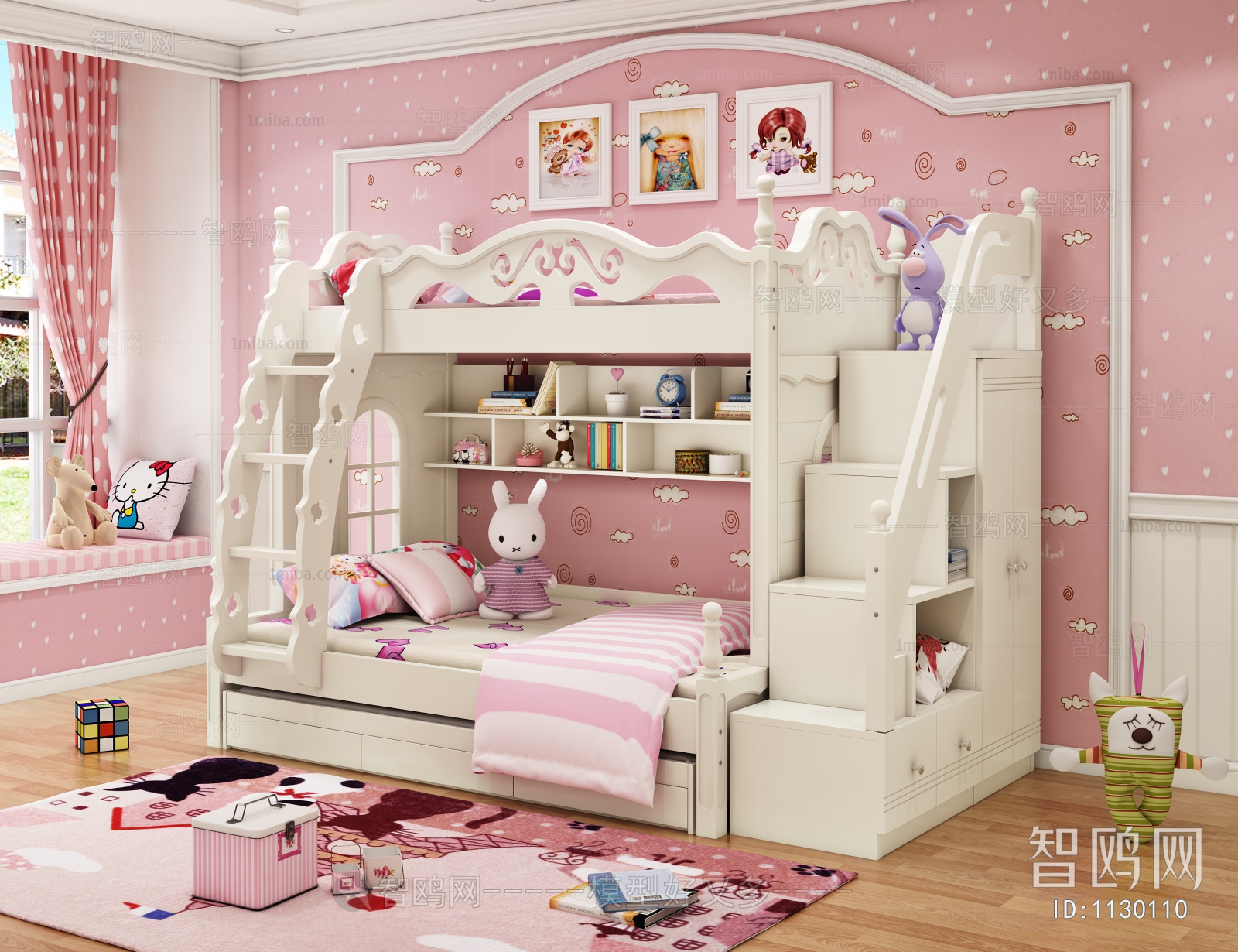 American Style Girl's Room Daughter's Room