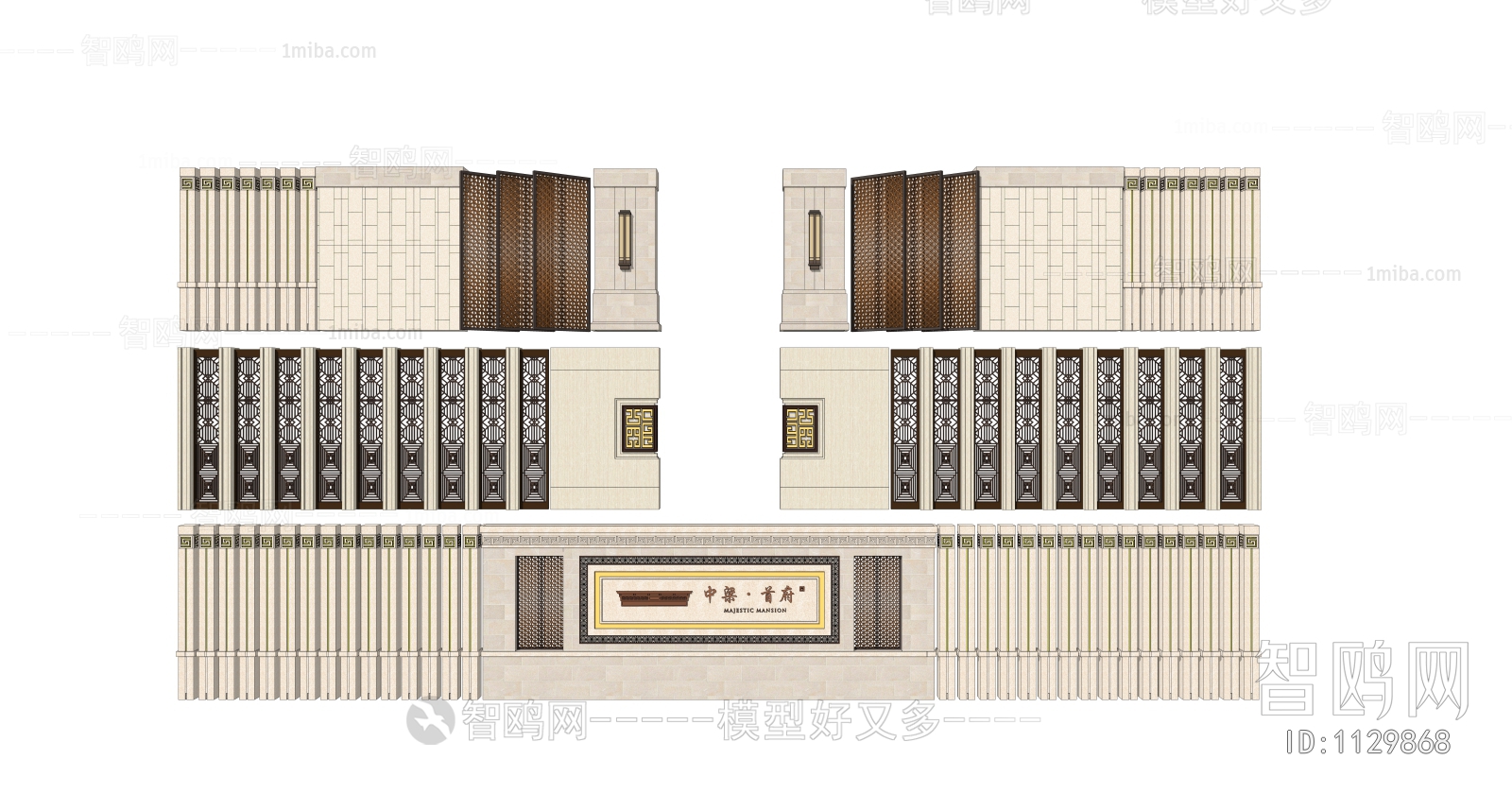 New Chinese Style Building Component