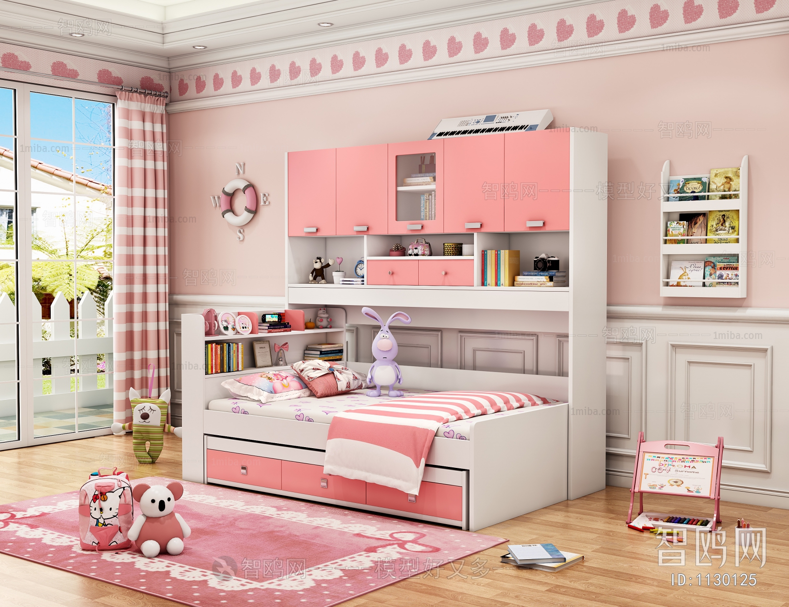 American Style Girl's Room Daughter's Room