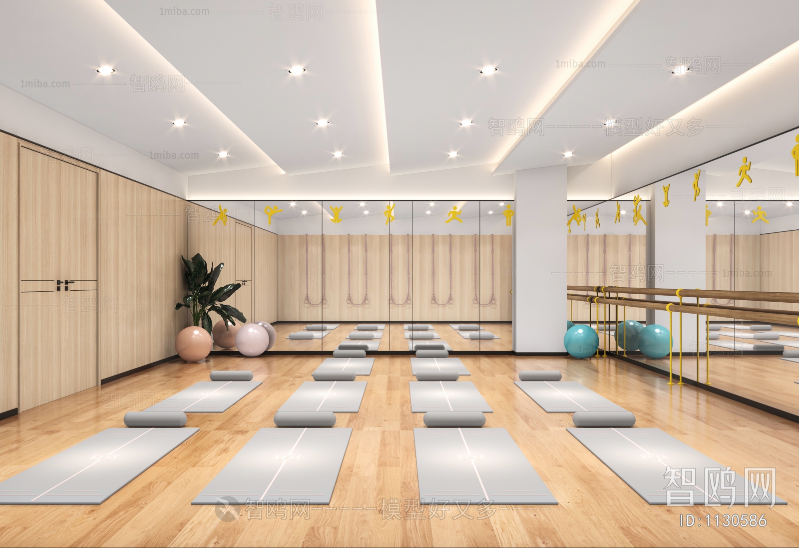 Modern Yoga Room