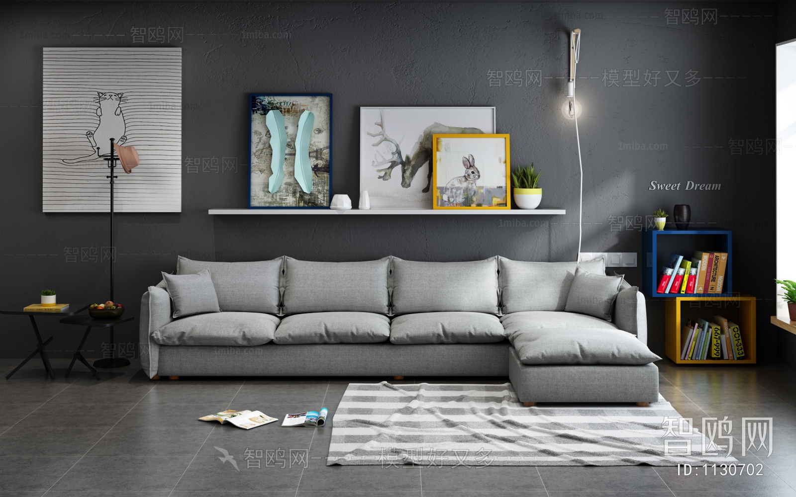 Nordic Style Multi Person Sofa
