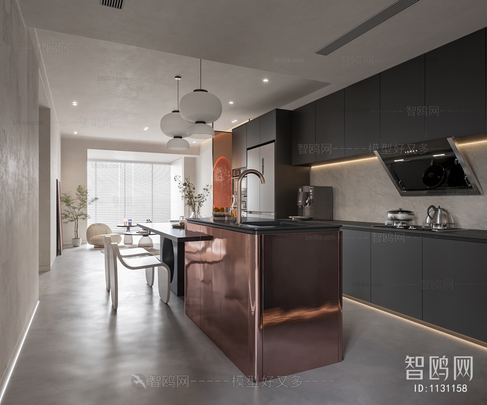 Modern Open Kitchen