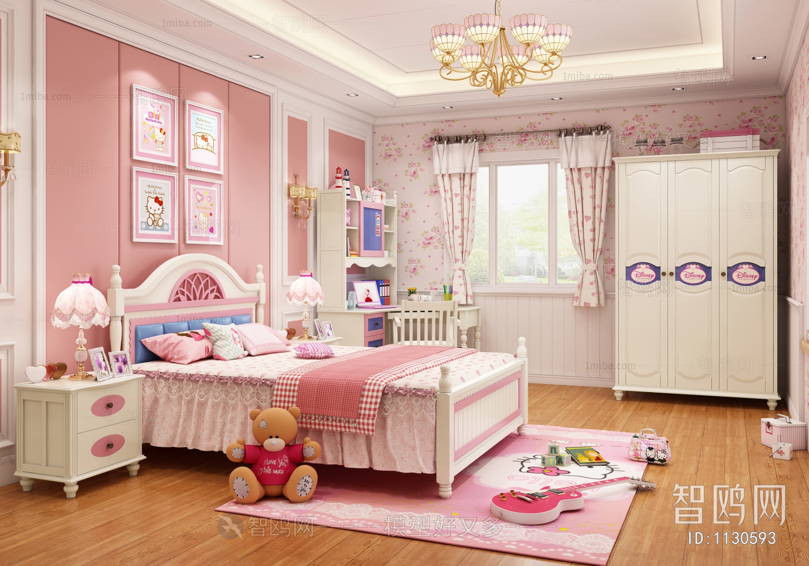 American Style Girl's Room Daughter's Room