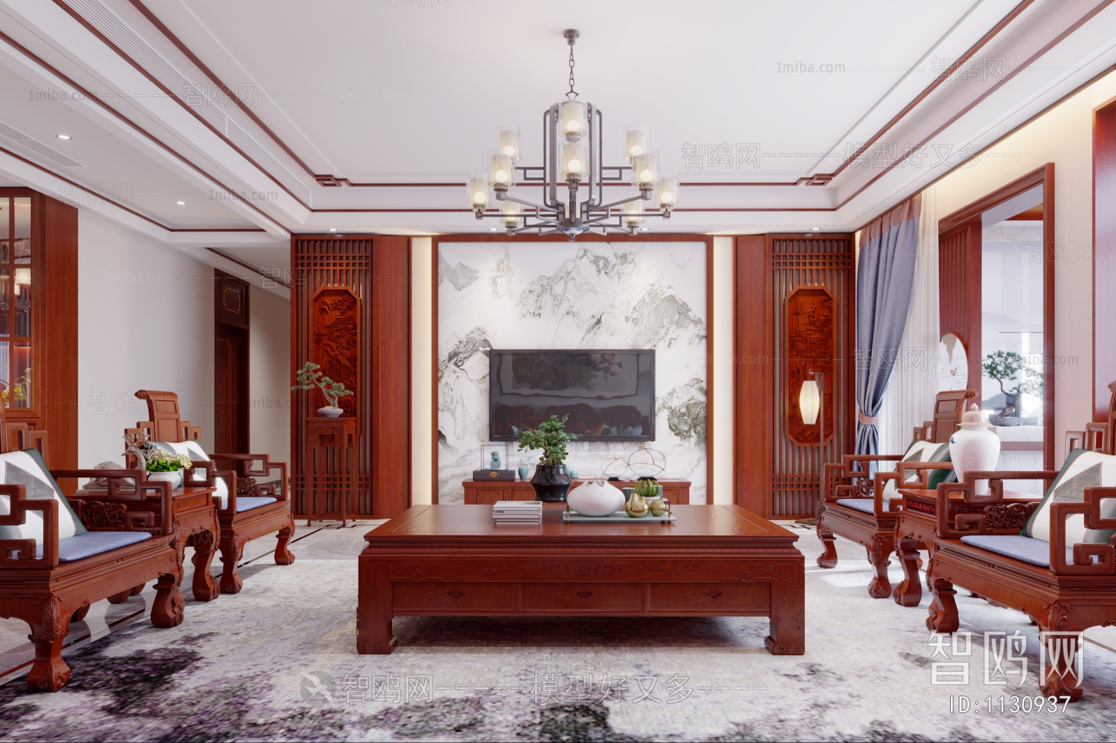 Chinese Style A Living Room