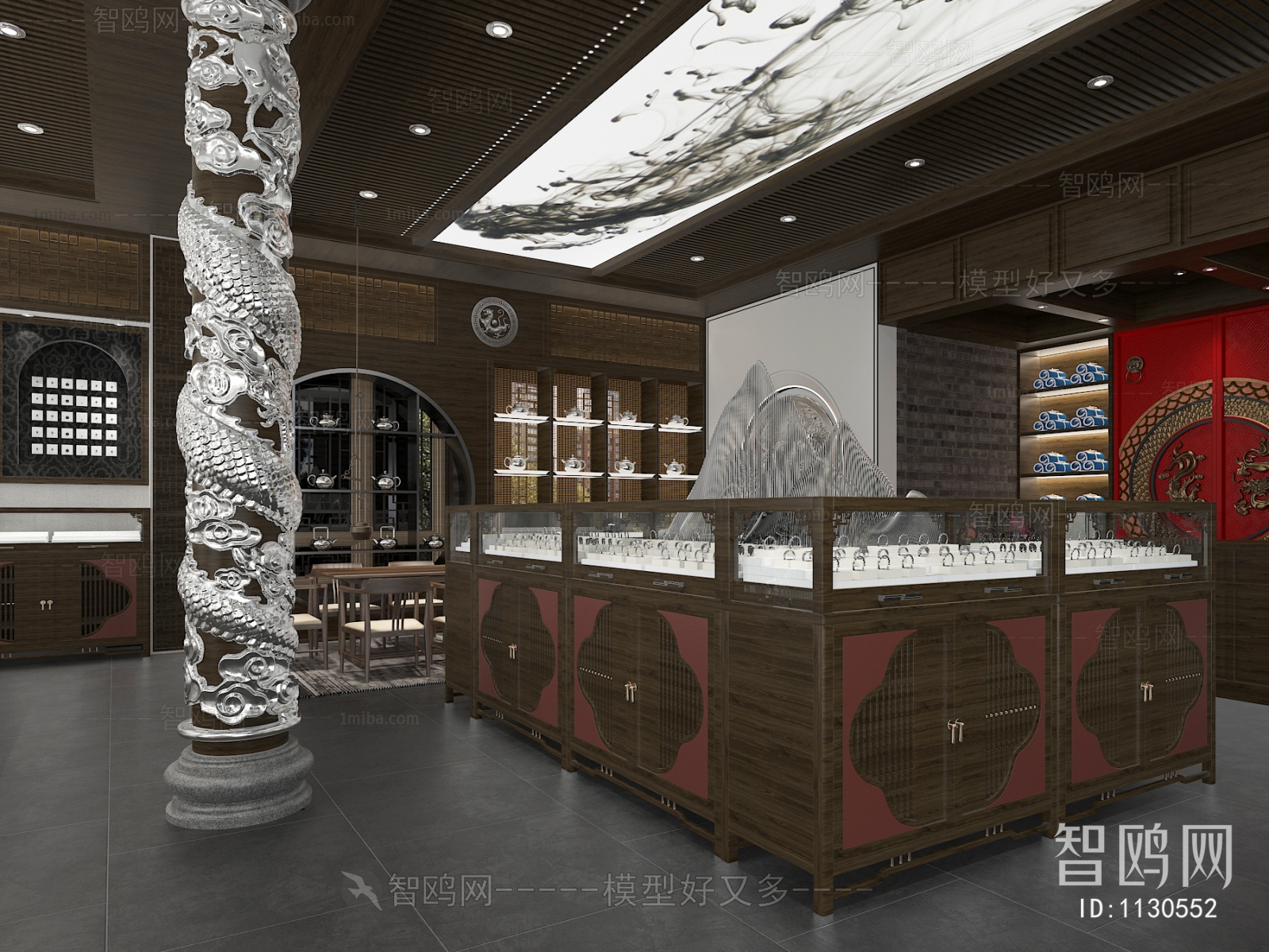 New Chinese Style Jewelry Store