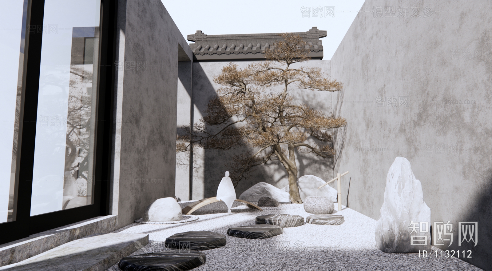 New Chinese Style Courtyard/landscape