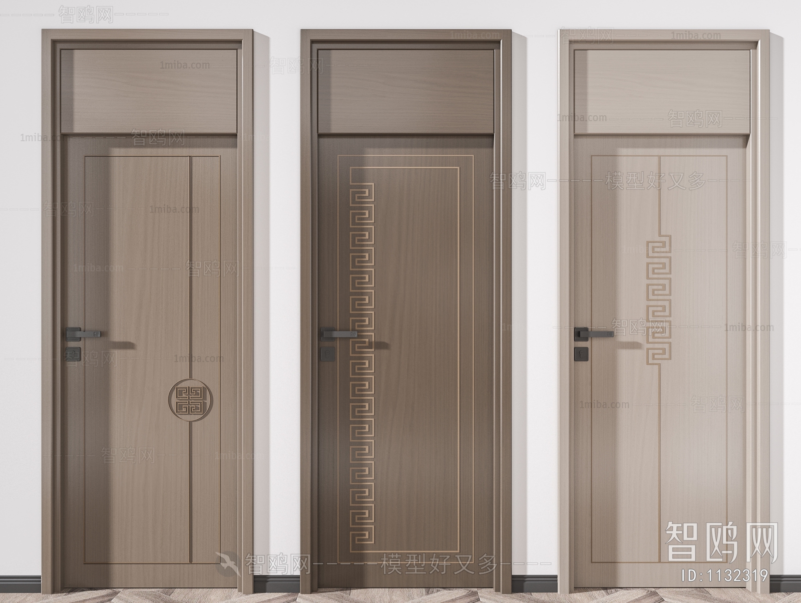 New Chinese Style Single Door