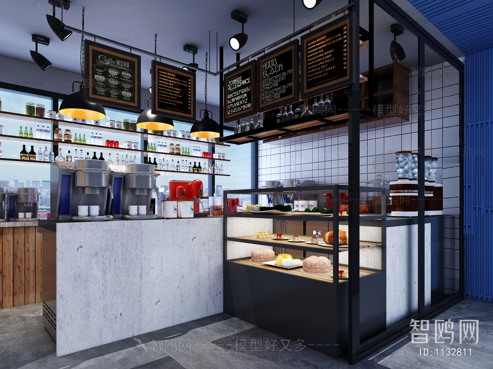 Industrial Style Milk Tea Shop