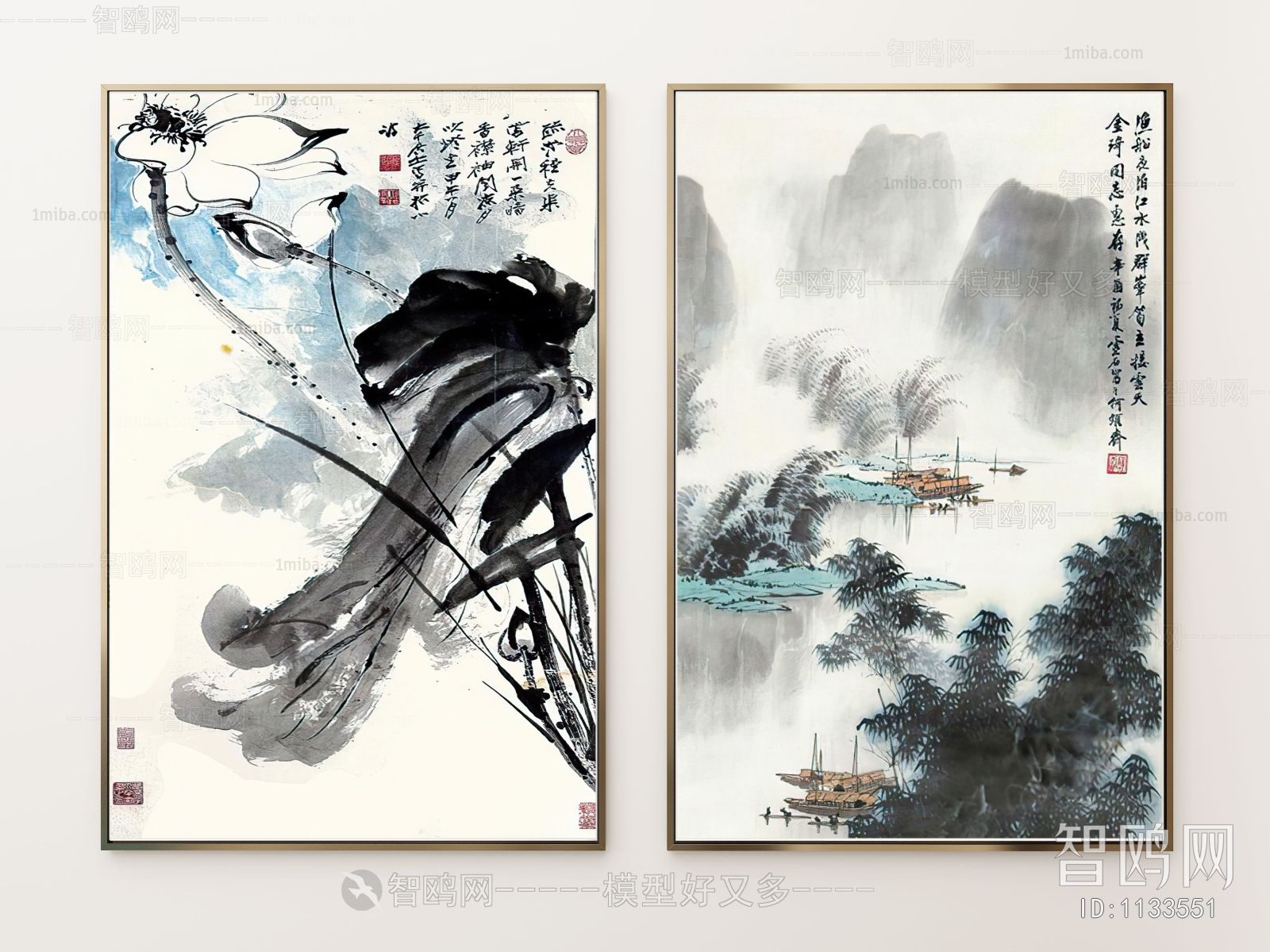 New Chinese Style Painting