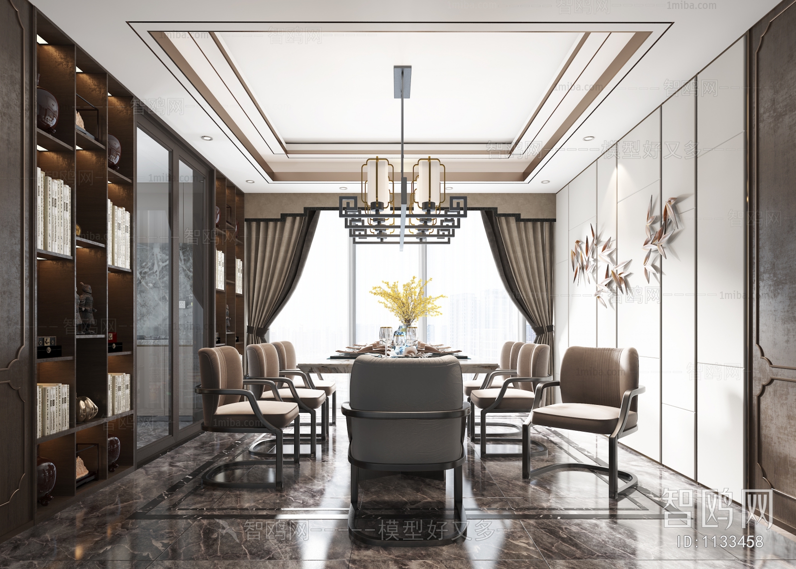 New Chinese Style Dining Room