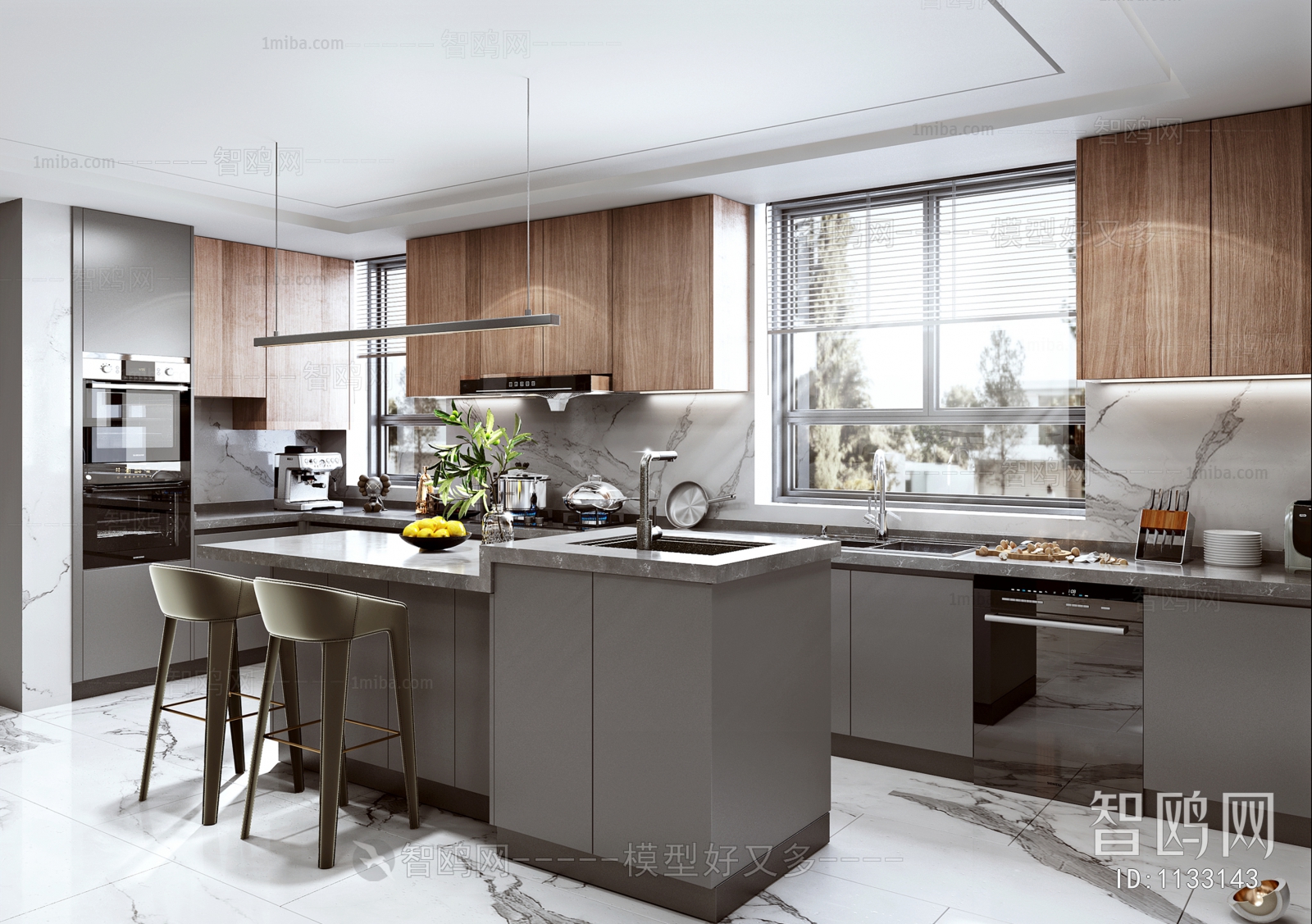 Modern Open Kitchen