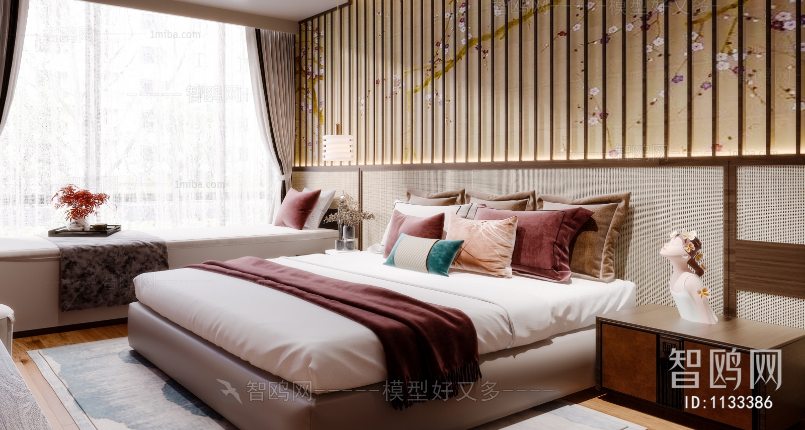 New Chinese Style Bedroom