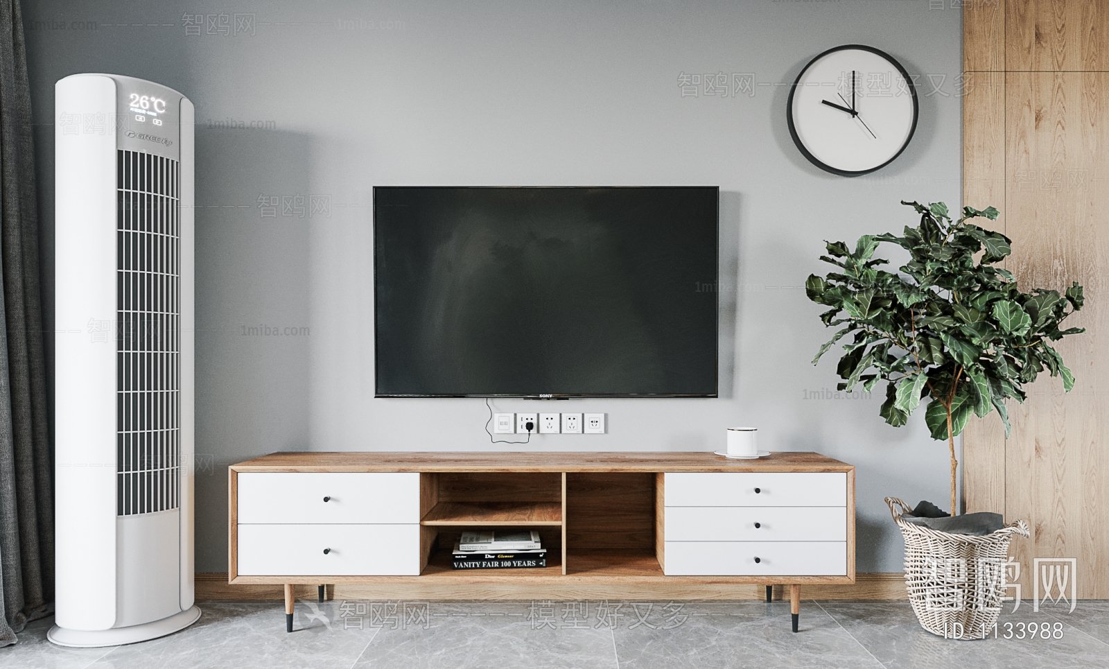 Nordic Style TV Cabinet