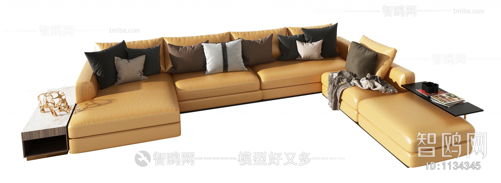 Modern Multi Person Sofa