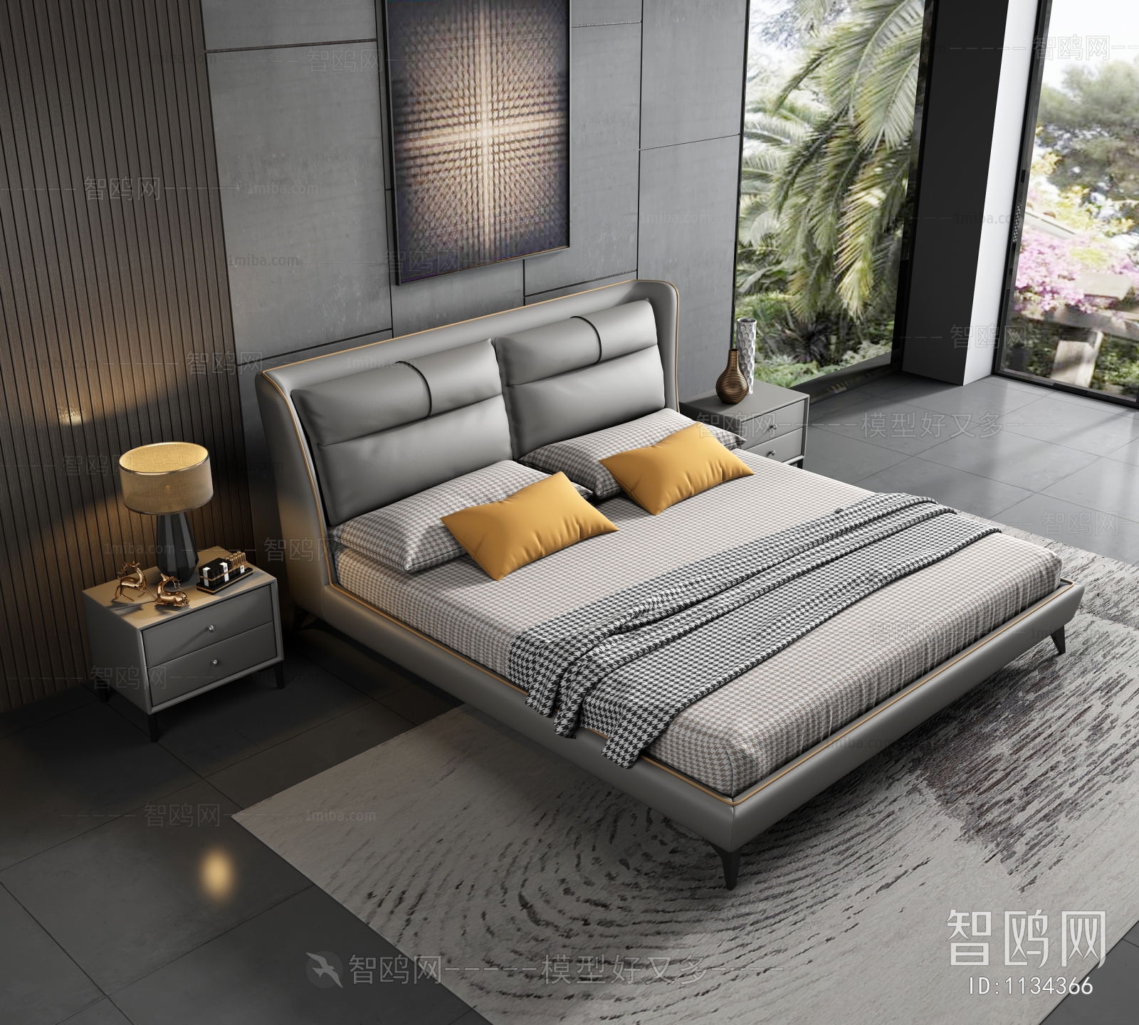 Modern Double Bed