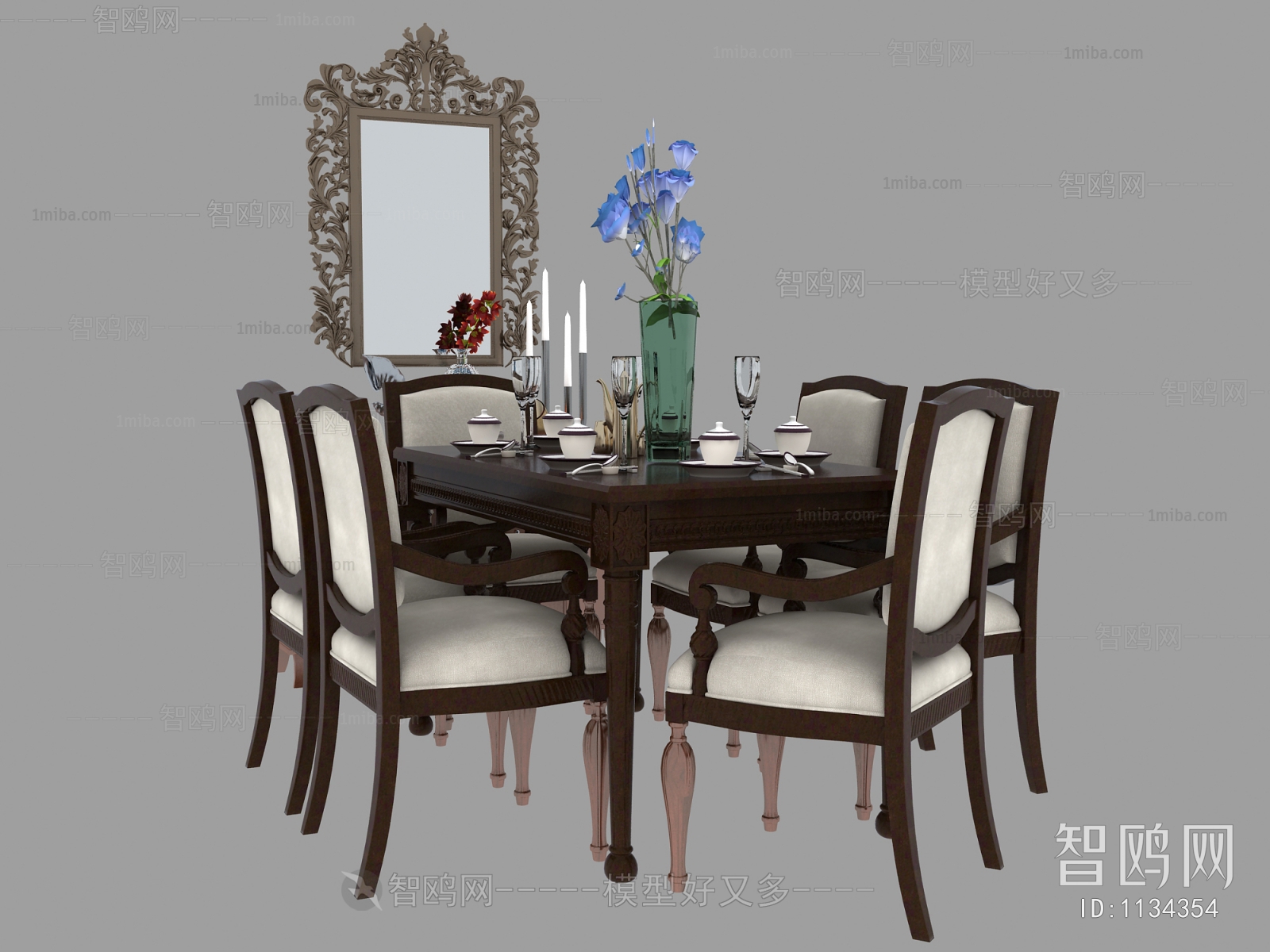 American Style Dining Table And Chairs