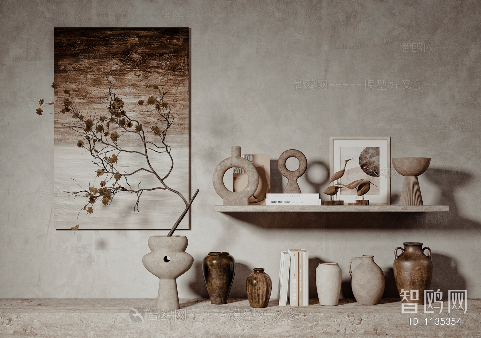 Wabi-sabi Style Decorative Set