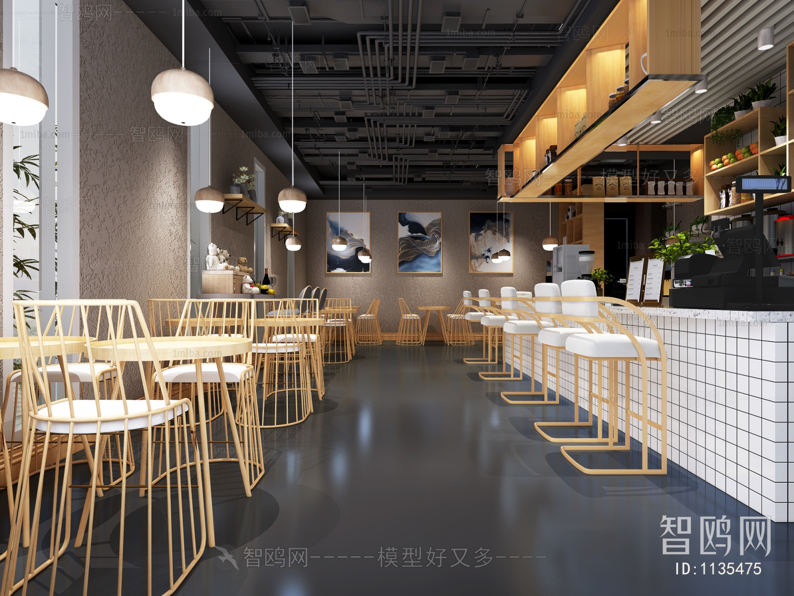 Industrial Style Cafe