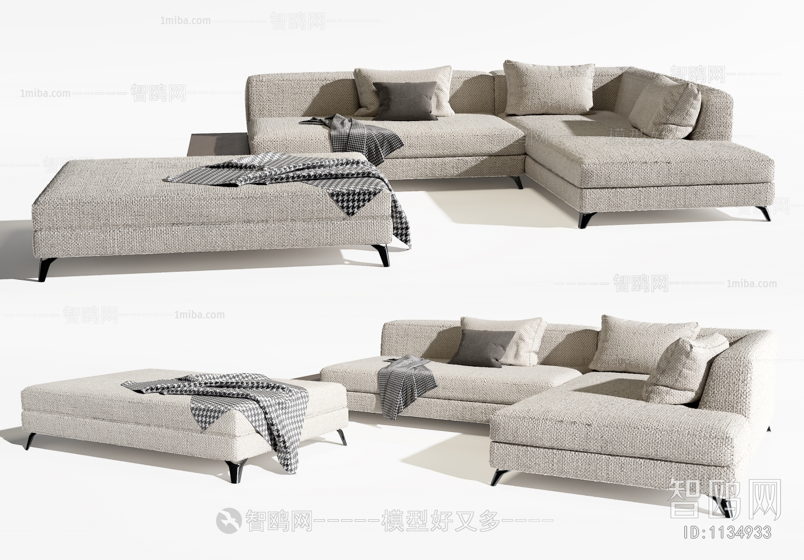 Modern Multi Person Sofa