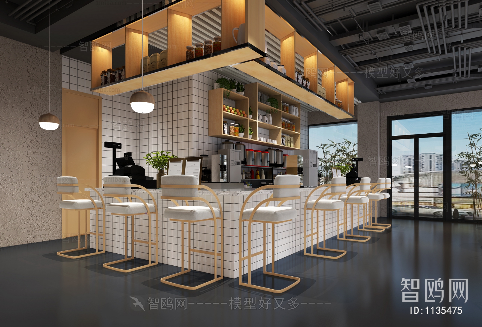 Industrial Style Cafe