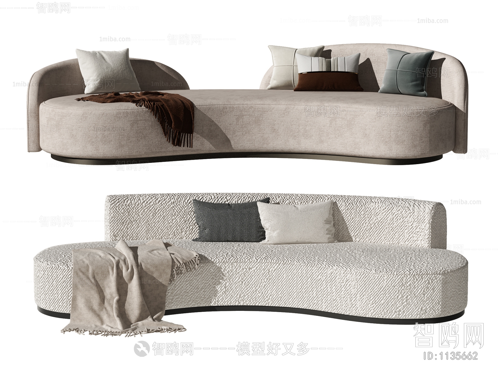 Modern Curved Sofa