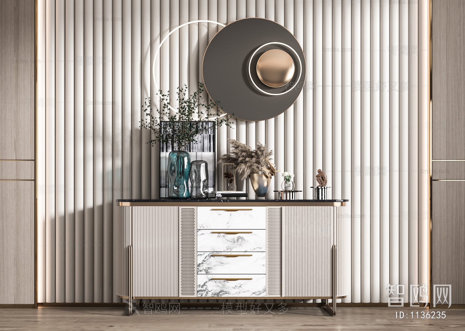 Modern Side Cabinet/Entrance Cabinet