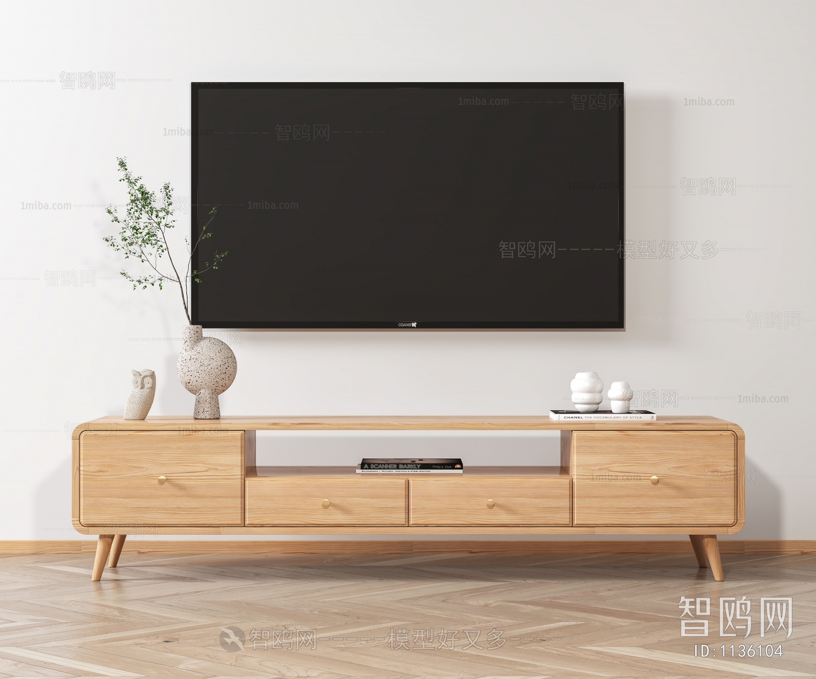 Nordic Style TV Cabinet