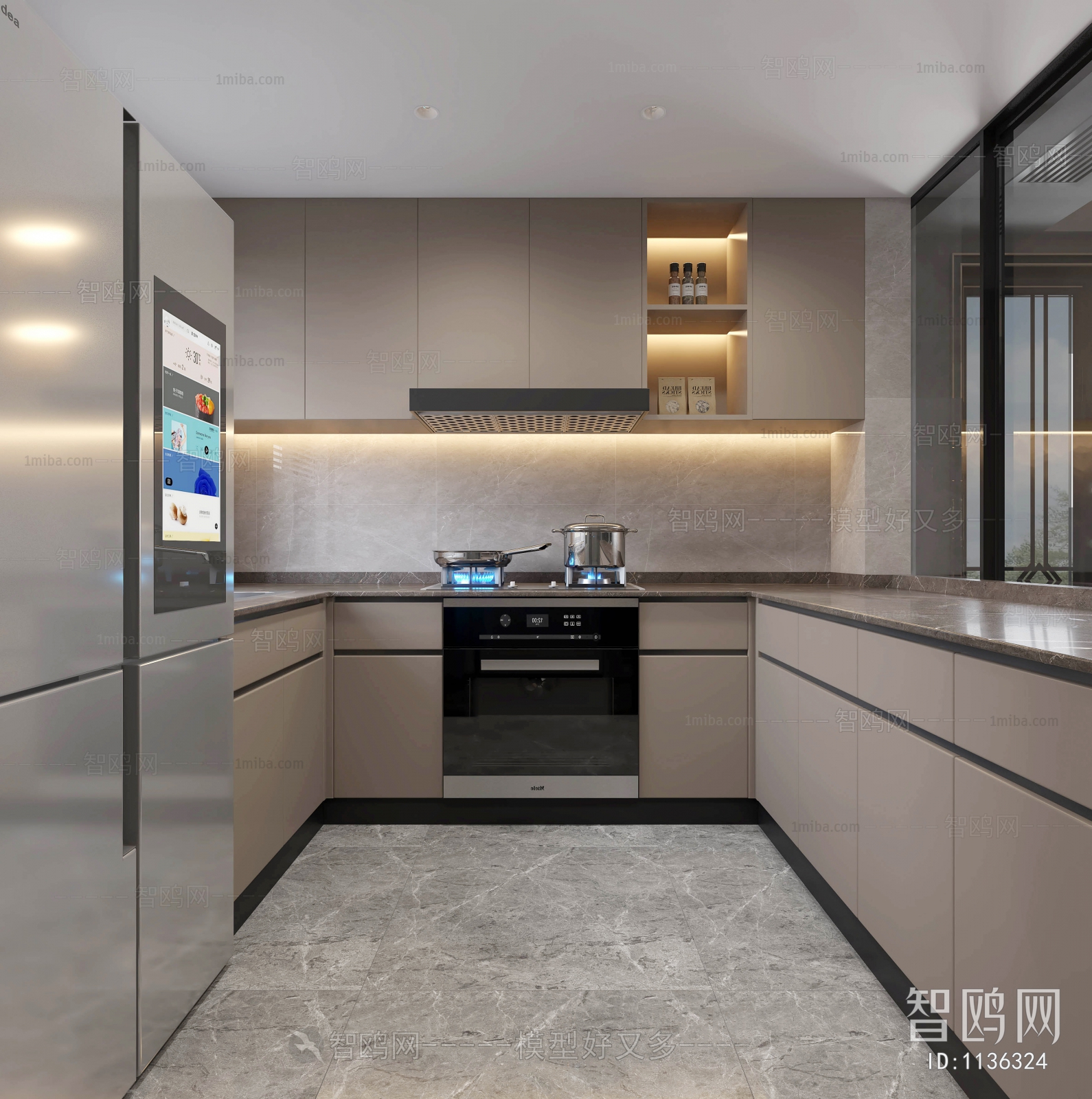 Modern The Kitchen