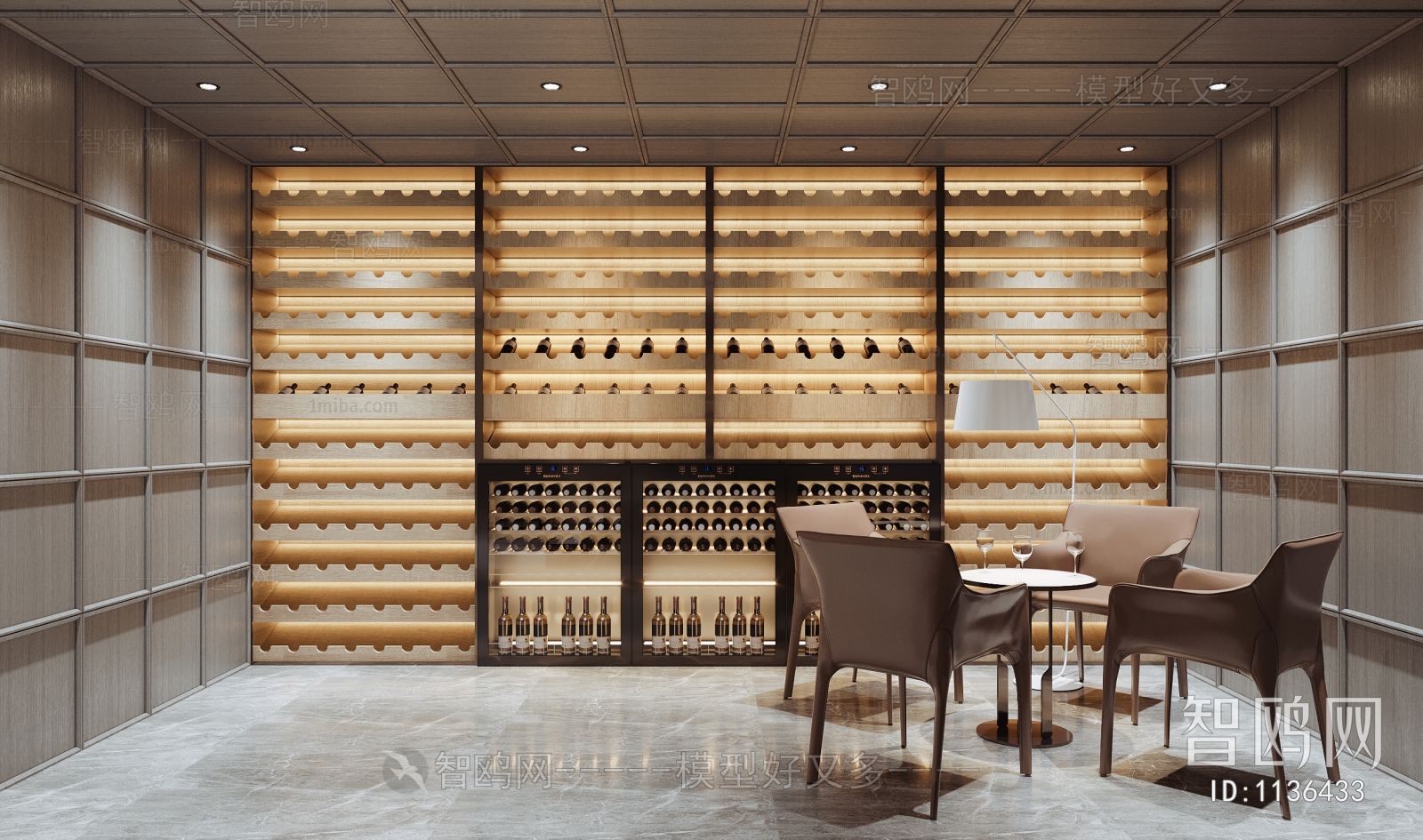 Modern Wine Cellar/Wine Tasting Room