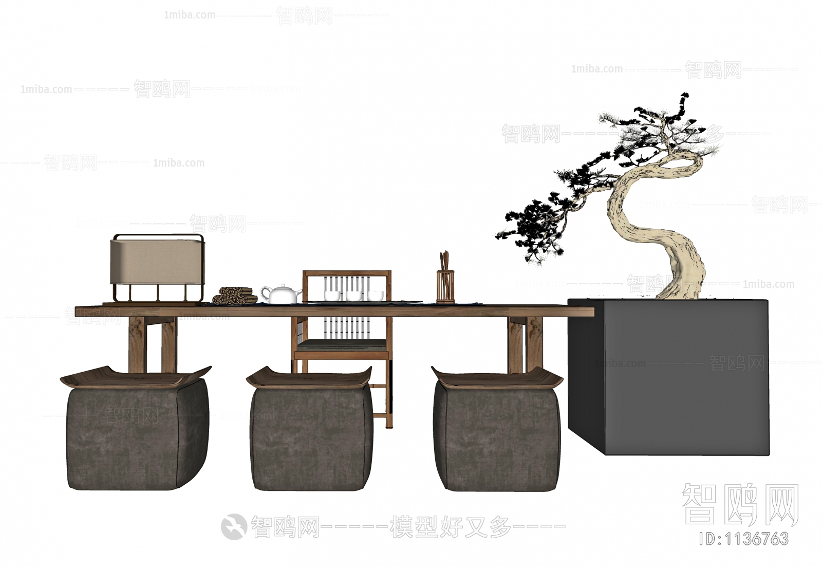 新中式茶桌椅