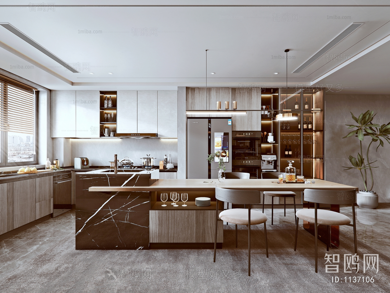 Modern Open Kitchen